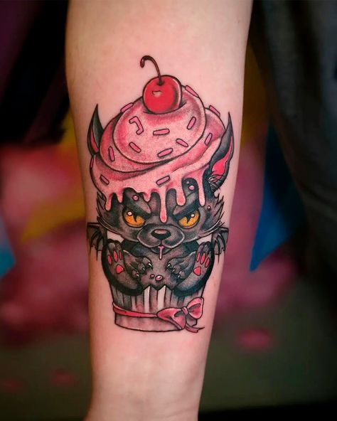 My..my.. such a cutiepie! Thanks for sharing this adorable cupcake @missdeathtattoo 😊made with #tattoolandsupplies 🆙🆙🆙🆙 #tattooland #tattoolandsupplies #tattoo #cupcaketattoo #cutetattoo #ink #inked Food Tattoo, Cupcake Tattoos, Food Tattoos, My My, Thanks For Sharing, Cute Tattoos, Artist At Work, Tattoo Ideas, Cupcake