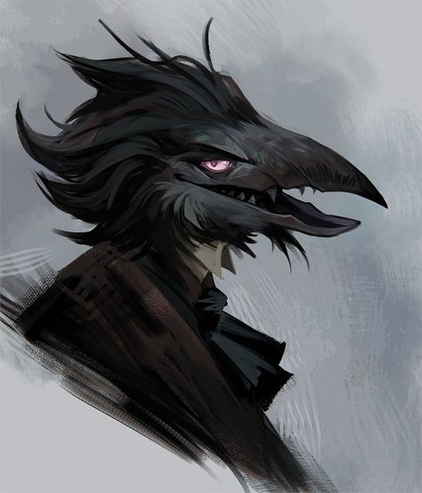 Kenku Druid, Bird People, Creature Drawings, Dungeons And Dragons Characters, Dnd Art, Creature Concept Art, Arte Fantasy, Creature Concept, 영감을 주는 캐릭터