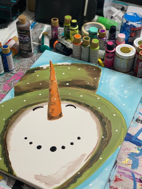 Painting With A Twist Ideas Christmas, Paint Party Christmas, Sip And Paint Ideas For Beginners, Christmas Painting Tutorial, Girls Painting Party, Paint Party Ideas, Friends Painting, Girls Painting, Painting With Acrylics