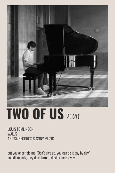 Louis Tomlinson Poster, Louis Tomlinson Songs, Aesthetic Walls, Minimalist Music, Polaroid Posters, Harry Styles Poster, Music Poster Ideas, Vintage Music Posters, Music Poster Design