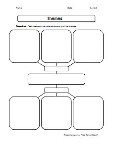 Great printable graphic organizers like this one on theme. The link also has lots of column (2, 3, 4 column) organizers. Theme Worksheet, Client Workflow, Free Graphic Organizers, Concept Maps, Readers Notebook, Graphic Organizer Template, Coping Skills Activities, Reading Graphic Organizers, Thinking Maps