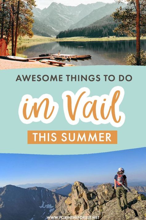 Weekend In Vail Colorado, Summer In Vail Colorado, Things To Do In Vail Colorado Summer, Vail Summer Outfits, Vail Colorado Summer, Vail Summer, Avon Colorado, Fox In The Forest, Miss Fox