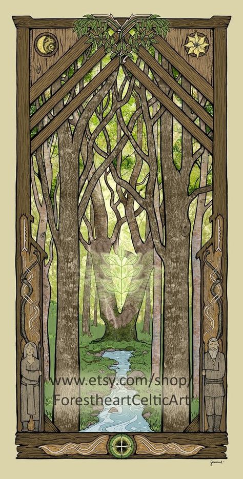 Celtic Knotwork Design, Celtic Artwork, Celtic Druids, Boho Art Drawings, Sacred Tree, Lotr Art, Pagan Art, Ash Tree, Life Tree