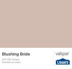 Blushing Bride Paint Color, Valspar Boho Paint Colors, Valspar Dusty Rose, Valspar Champagne Pink, Valspar Ivory Brown, Muted Rose Paint, Valspar Ivory Brown Paint, Lowes Paint Colors, Boho Paint Colors