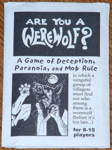 You can find directions to make your own version of this. This is a nice dark spooky party game. Werewolf Themed Party, Spooky Party Games, Werewolf Board Game, Werewolf Card Game, Werewolf Party, Werewolf Card, Eye Quiz, Werewolf Games, 2024 Journal