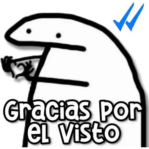 GetSticker for WhatsApp: The Home of Free Stickers - Create & Download Your Own Sticker Packs - Gracias por el Visto,@paraquavita_01 jaja si soy,Amor @Giseelove_stickers De mi vida Sticker Whatsapp, Imessage Sticker, Stickers Whatsapp, Funny Stick Figures, Funny Spanish Jokes, Whatsapp Stickers, Spanish Jokes, Funny Spanish Memes, Creative Gifts For Boyfriend