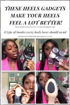 Make Heels Comfortable Hacks, Best Insoles For High Heels, How To Wear Heels Comfortably, Comfy Heels For Work, Make Heels More Comfortable, Comfortable Heels Night, How To Make Heels More Comfortable, Comfy High Heels, How To Make High Heels More Comfortable