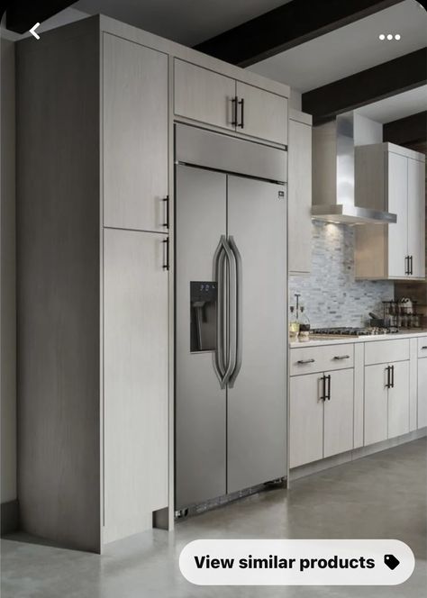 Smart Refrigerator, Kitchen New York, Studio Build, Concept Kitchen, Kitchen Fridges, Farmhouse Side Table, Built In Refrigerator, Home Design Inspiration, Kitchen Renovations