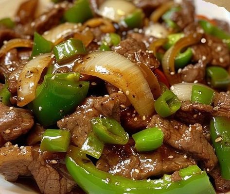 Chinese Onion Pepper Steak Recipe – Chloe foods Onion Steak Recipe, Onion Pepper Steak, Chinese Steak And Peppers, Chinese Onion Pepper Steak, Steak And Cabbage Recipes Stir Fry, Asian Pepper Steak Recipe, Chinese Pepper Steak Recipe Crock Pot, Asian Cube Steak Recipes, Pepper Steak Recipe Chinese