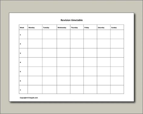 Revision timetable, template, online, free, GCSE, blank, printable, exam, studying Gcse Revision Timetable, Revision Timetable Template, Study Timetable Template, Business Proposal Examples, Revision Planner, Writing A Business Proposal, Revision Timetable, June Calendar Printable, Study Schedule Template