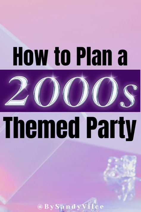 How to plan a 2000s themed party Popular Things In The 2000s, Throwback Party Aesthetic, 2000s Party Decorations Diy, 2000 Food Party Ideas, 2000s Movie Theme Party, Early 2000s Invitation, 99s And 2000s Party, Themed Parties Aesthetic, Nollywood Y2k Themed Party