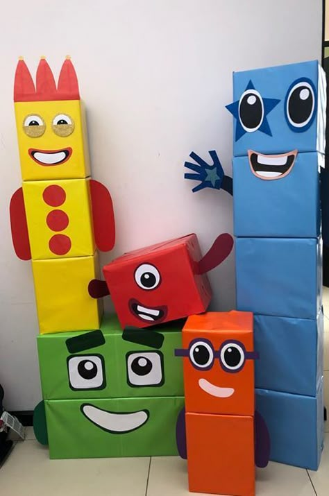 Diy Number Blocks Birthday Party, Number Themed Birthday Party, Numberblocks Birthday Party Ideas, Number Blocks Birthday Party Ideas, Number Block Birthday Party, Numberblocks Party Ideas, Numberblocks Birthday Party Diy, Number Blocks Party Ideas, Number Block Party