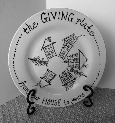 July Season, The Giving Plate, Diy Sharpie Crafts, Sharpie Plates, Mops Crafts, Giving Plate, Marker Crafts, Cookies For Santa Plate, Sharpie Crafts