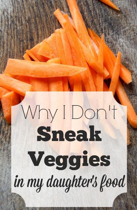 Why I Don’t Sneak Veggies in My Daughter’s Food Toddler Parenting, Picky Toddler, Toddler Breakfast, Veggie Snacks, Thrifty Thursday, Eat Veggies, Mommy Time, Hidden Veggies, Eat Healthier