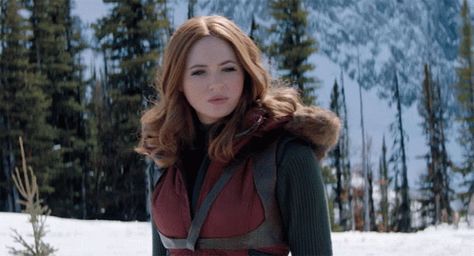 Ruby Roundhouse Gif, Karen Gillan Jumanji, Ruby Roundhouse, Red Hair Face Claim Gif, Karen Gillan Icons, Karen Gillan Gif, Karen Gillen, Karen Gilan, Alaska Young Gif