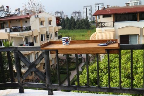 Balcony Bar Table, Railing Table, Balcony Table, Balcony Bar, Stylish Outdoor Furniture, Grill Table, Balcony Deck, Patio Tables, Bar Patio