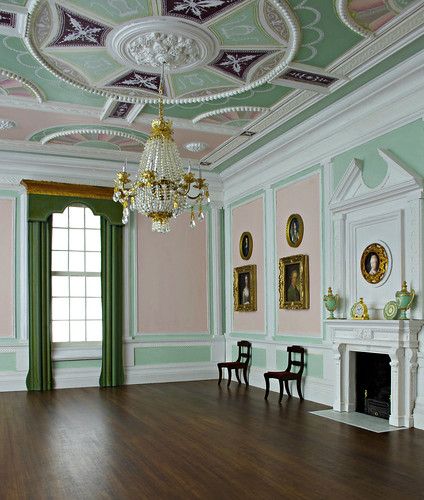 Adam Room | Inspired by Robert Adam. It will furnished as a … | Flickr Adam Style Architecture, Adam Architecture, Plastic Food Packaging, Neo Classical Architecture, Architectural Masterpieces, Plaster Ceiling Design, Robert Adam, 18th Century House, Robert Adams