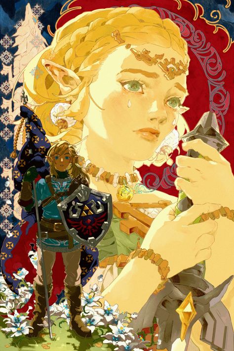 Tears Of The Kingdom Zelda, 얼굴 드로잉, Tears Of The Kingdom, Link Zelda, Zelda Art, Legend Of Zelda Breath, Zelda Breath, The Legend Of Zelda, Art Block