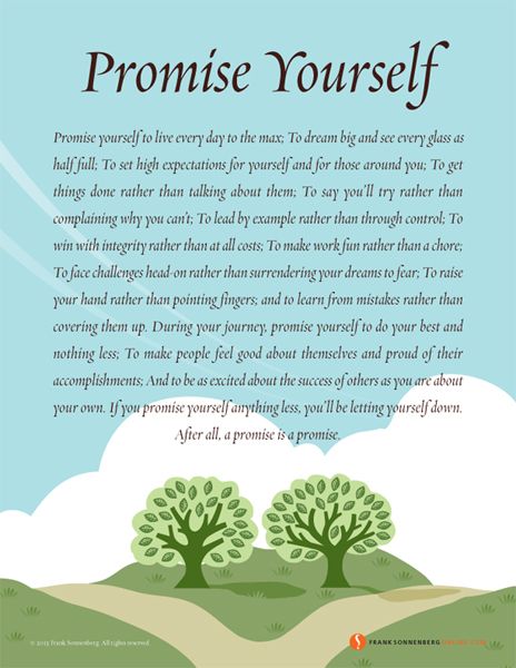 Promise Yourself | Values to Live By  | www.FrankSonnenbergOnline.com Promise Yourself, Quotes Of The Day, Temporarily Unavailable, Note To Self, Good Advice, Positive Thoughts, Image Quotes, Great Quotes, Inspire Me