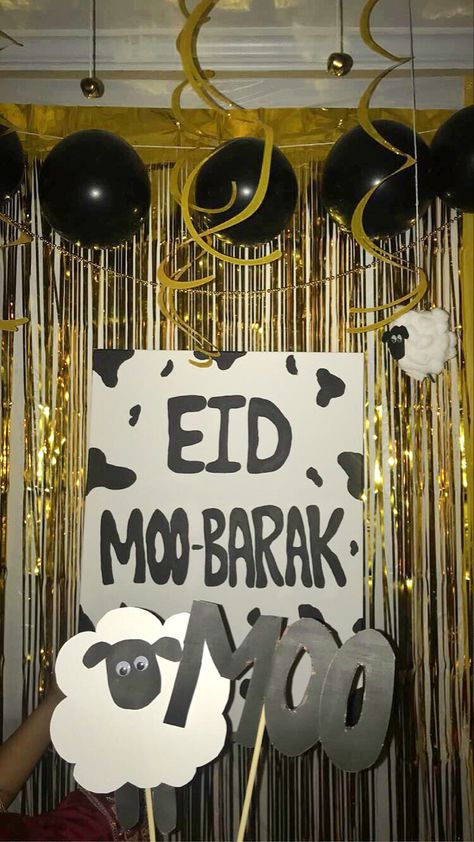 Eid Alhada Mubarak, Eid Adha Mubarak Decoration, Eid Ul Adha Decorations Ideas, Eid Adha Decoration, Hajj Decorations, Eid Al Adha Decorations, Eid Decoration Ideas, Bakri Eid, Eid Ul Adha Crafts