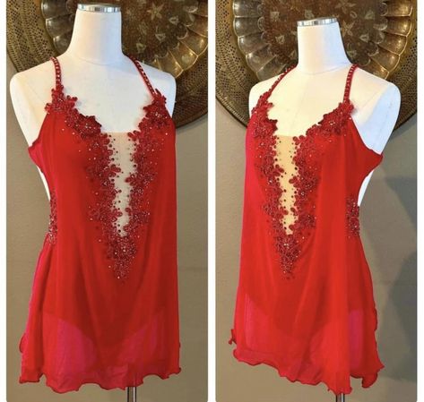 Red Lyrical Costume, Red Lace Dress Outfit, Contemporary Dance Costumes Dresses, Duet Costumes, Dance Convention Outfits, 2024 Costumes, Red Dance Costumes, Contemporary Dance Outfits, Dance Fits