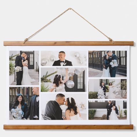 Design your own tapestry with 8 personalized photos. Perfect for creating a unique wall display that showcases your most cherished memories. #customtapestry #photocollage #homedecor #wallart #memories Wall Tapestry Decor, Photo Tapestry, Tapestry Decor, Photo Collage Wall, Rustic Boho Wedding, Timeless Art, Personalized Decor, Kids Nursery Decor, Birthday Photo