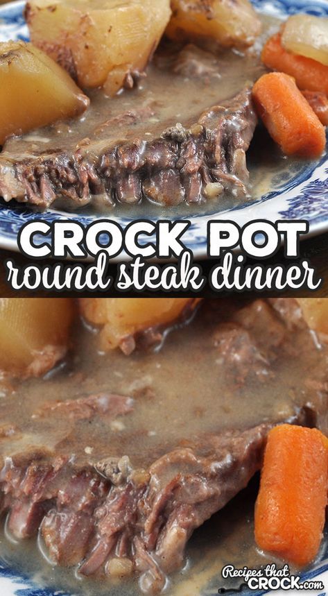 Recipes With Round Steak Crockpot, Crockpot Eye Of Round Steak, Beef Top Round Steak Recipes Crock Pots, Top Round Steak Recipes Instant Pot, Beef Eye Round Steak Recipes, Round Steak Crockpot Recipes, Top Round Steak Recipes Slow Cooker, Venison Round Steak Recipes, Beef Round Steak Recipes Crockpot