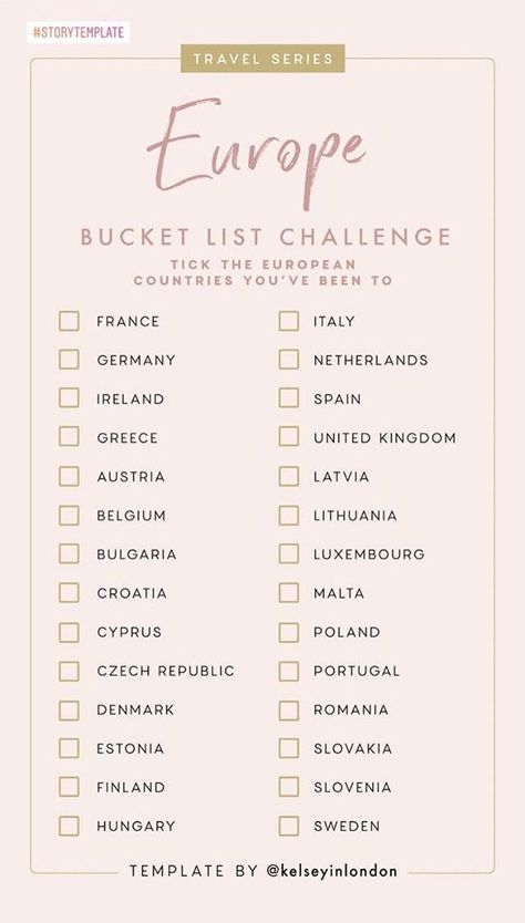 Bucket List Challenge, Bucket List Europe, Checklist Travel, Europe Bucket List, List Challenges, Voyage Europe, London Bus, Travel Checklist, Bucket Lists