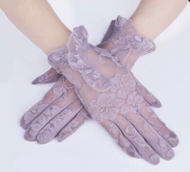 Flower Gloves, White Lace Gloves, Gloves Aesthetic, Kentucky Derby Wedding, Purple Gloves, Derby Wedding, Silk Gloves, Costume Gloves, Short Gloves