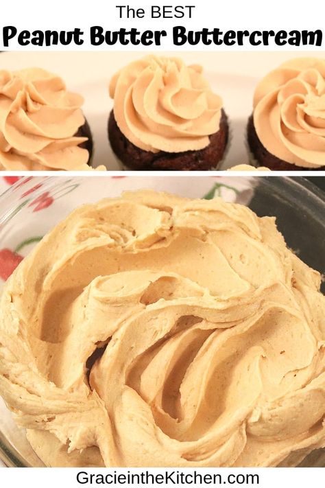 Best Peanut Butter Buttercream Frosting, Peanut Buttercream Frosting, Pb Buttercream Frosting, Pb Frosting Recipe, Peanut Butter Cake Filling Recipes, Creamy Peanut Butter Frosting, Peanut Butter Icing Recipe, Peanut Butter Buttercream Recipe, Pb Frosting