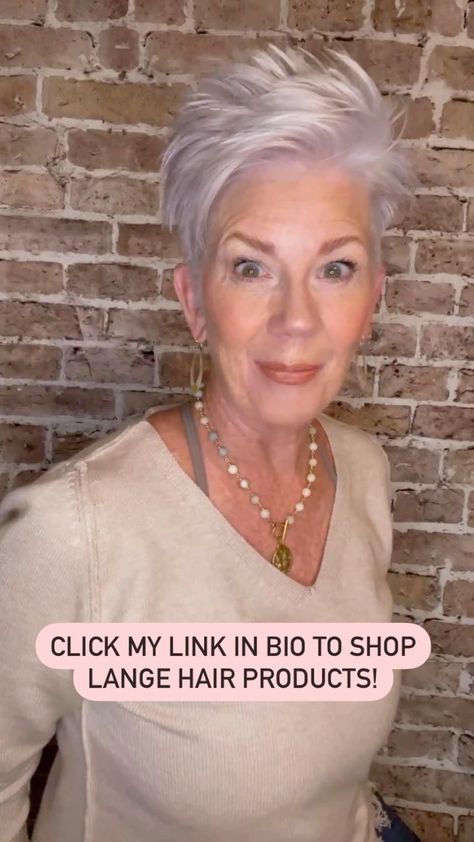 Marcy Jo Dixon (@marcy_jo_) | Instagram profile Latest Hair Cut, Grey Hair Don't Care, L'ange Hair, 5 Minute Makeup, Makeup Over 50, Latest Haircuts, Layered Hairstyles, New Followers, Short Grey Hair