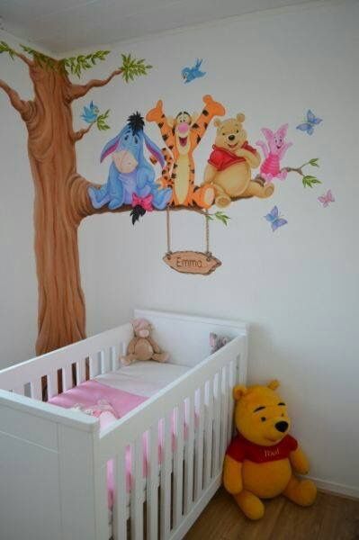 Disney Baby Rooms, Vom Avea Un Copil, Baby Room Pictures, Winnie The Pooh Nursery, Baby Room Ideas, Parents Room, Baby Room Design, Nursery Baby Room, Room Pictures