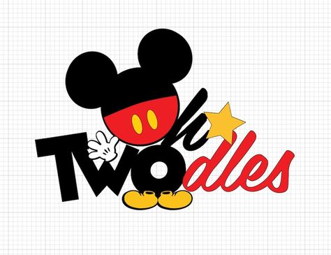 Oh Twodles Cake Topper 2nd Mickey Birthday Topper - Etsy Oh Twodles Cake Topper, Oh Twodles Birthday Boy Shirt, Mickey Mouse Oh Twodles Party, Oh Twodles Cake, Oh Twodles Birthday Boy, Twodles Cake, 1sr Birthday, Mickey Mouse Clubhouse Birthday Cake, Oh Twodles Birthday