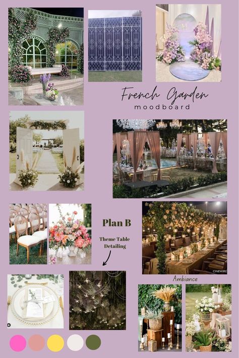 French Garden Wedding Theme French Garden Wedding Theme, French Garden Wedding, Garden Wedding Theme, Provencal Style, French Themed Wedding, Decor For Wedding, Garden Theme Wedding, Provence Style, France Wedding