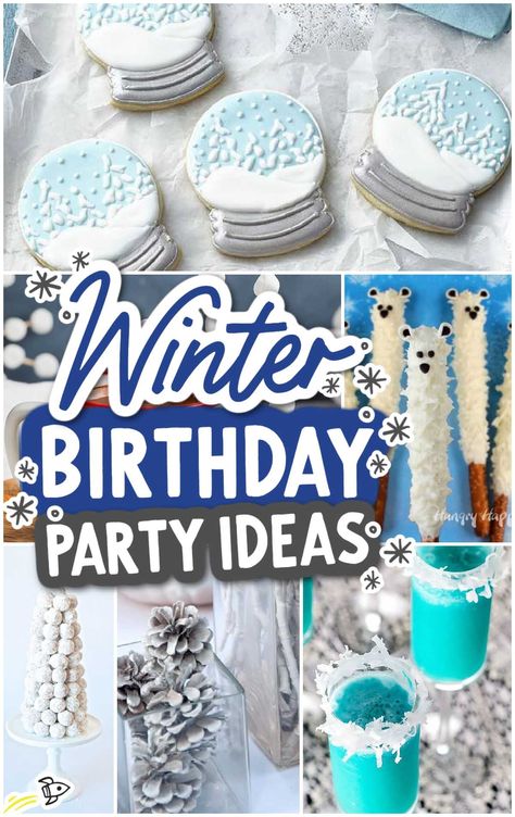 Snow Themed Party Food, Winter Wonderland Sleepover Ideas, Winter Wonderland 16th Birthday Party, Winter Birthday Party Ideas For Kids, Winter Wonderland Party For Kids, Snow Theme Birthday Party, Snow Party Ideas, Winter Wonderland Food Ideas, Winter Wonderland Party Food