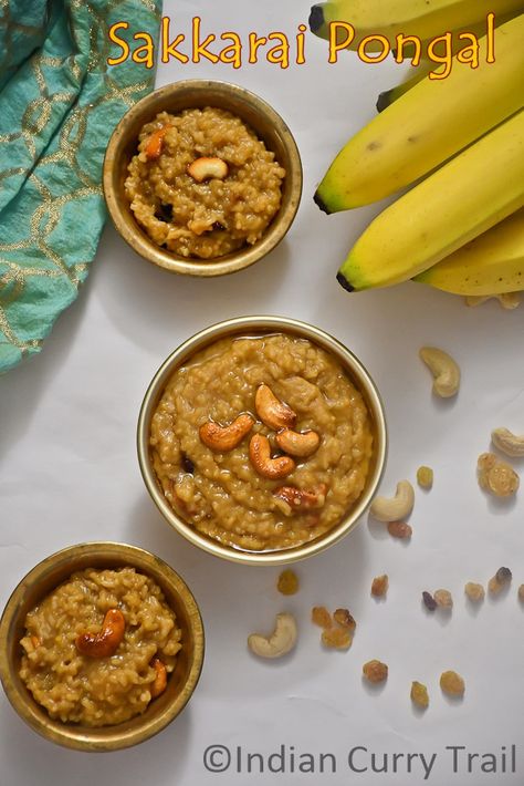 Vermicelli Kheer Recipe, Sweet Pongal Recipe, Pongal Recipe, Indian Mithai, Sweet Pongal, Pongal Festival, Easy Indian Dessert, Kheer Recipe, Sri Lankan Recipes