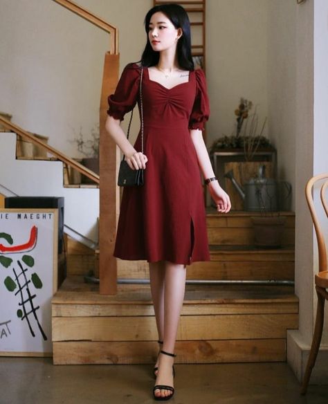 Chique Outfits, Dress Homecoming, Korean Fashion Dress, Vintage Short, Fashion Attire, Homecoming Dress, Classy Dress, Primavera Estate, Cute Casual Outfits