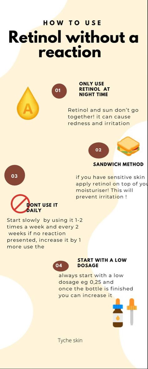 How to get all the benefits from Retinol with ought the reaction! Retinol Schedule For Beginners, Retinol Combination, Retinol For Acne, Skincare Retinol, Retinol Benefits, Proper Skin Care Routine, Sensitive Acne Prone Skin, Vit A, Beauty Treatments Skin Care