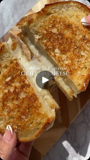 100K views · 1.6K reactions | Starbucks Grilled Cheese 🧀 episode 8 of my grilled cheese was request on TikTok for this copycat recipe! There's a delicious blend of white cheddar, mozzarella on sourdough bread. I added garlic herb butter & grated parmesan on top. So cheesy & DELICIOUS🤌🏼  #grilledcheese #sandwiches #easyrecipes #quickrecipes #latenightsnack #snackideas #easydinner #dinnerideas | Sheila Williams | Dario Lessing · Elfe Starbucks Grilled Cheese, Fontina Grilled Cheese, 100k Views, Garlic Herb Butter, Late Night Snacks, White Cheddar, Herb Butter, Garlic Herb, Copycat Recipe