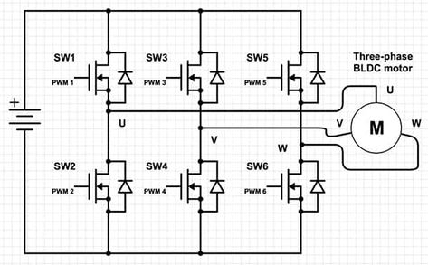 Scheme-It three-phase BLDC motor Electric Motor Generator, B13 Nissan, Simple Electronics, Bldc Motor, Free Energy Projects, Power And Control, Motor Generator, Circuit Board Design, Electronic Circuit Design