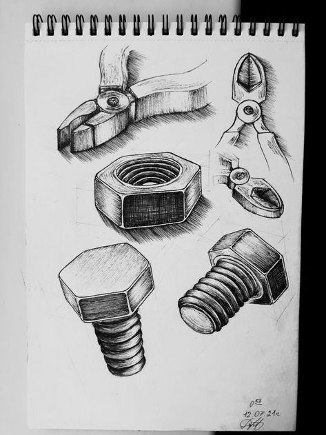 Object Drawing Pencil, Art Reference Photos Objects, Reference Photos Objects, Object Sketches, Drone Sketch, Electronic Drawing, Still Life Sketch, Biro Art, Tools Art