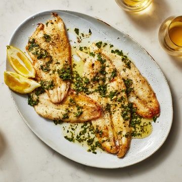 Frozen Sole Fillet Recipes, Baked Sole Fillet Recipes, Dover Sole Meuniere, Sole Fillet Recipes, Pan Fried Sole Fillets, Nyt Recipes, Sole Recipes, Sole Fish, Emeril Recipes