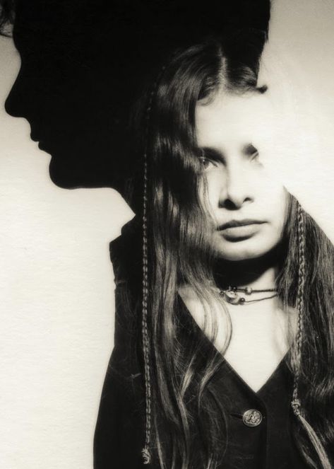 Hope Sandoval, Mazzy Star, Long Hair, Black And White, Hair, White, Black