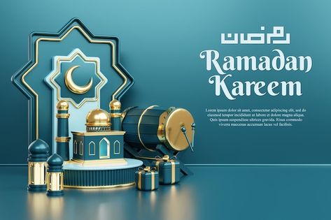 Islamic Decoration, Islamic Background, Copy Text, Holiday Packaging, Ramadan Kareem, Instagram Post Template, Post Templates, Crescent Moon, Crescent