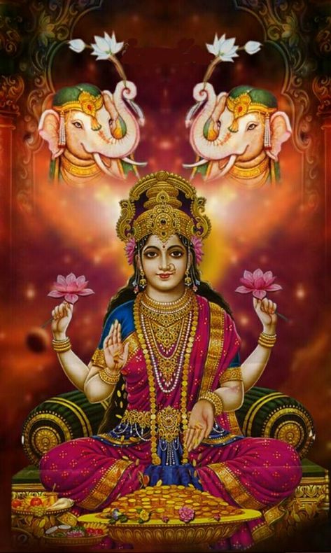 Dhan Laxmi Wallpaper, Pooja Invitation, Laxmi Mata, Lakshmi Photos, Maa Laxmi, Akshaya Tritiya, Devi Images Hd, Goddess Laxmi, Saraswati Goddess