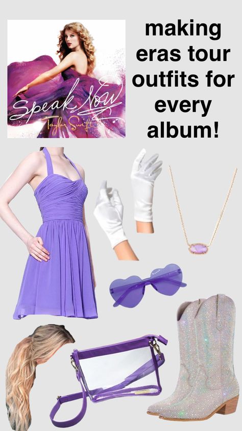 #theerastour #erastour #taylorswift #speaknow #taylorswiftoutfit #concert #outfitinspo #speaknowtaylorswift #erastourtaylorswift Speaknow Taylor Swift Outfits, Taylor Swift Merchandise, Taylor Outfits, Taylor Swift Speak Now, Taylor Swift Tour Outfits, Swift Tour, Taylor Swift Outfits, Taylor Swift Concert, Her Music