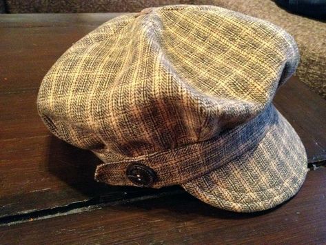 Luigi Hat, Newspaper Boy Hat, Sewing Hats, Newsboy Hat, Diy Hat, Boy Hat, News Boy Hat, Sewing For Kids, Baby Sewing