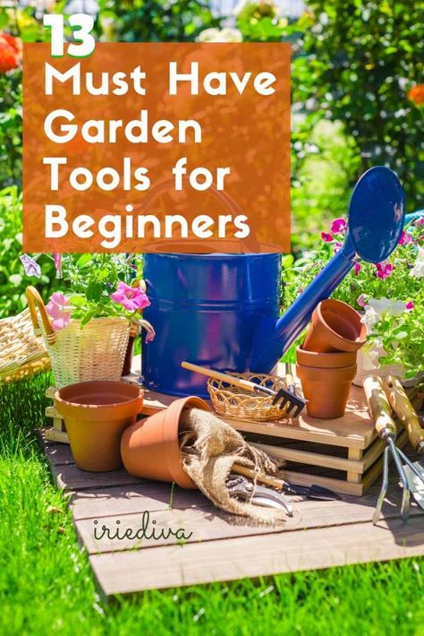 Gardening for beginners? Then you need this list of gardening tools for small gardens! These are the best garden tools for every garden on a budget and will help you to start a garden today! You need these tools whether you're container gardening or doins a small pot indoor garden #gardentools #gardenning Ideas Para Decorar Jardines, Recycled Planters, Garden Arbor, Easy Landscaping, Backyard Sheds, Landscaping Supplies, Landscaping Tips, Garden Pests, Vegetable Gardening