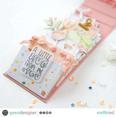 How to Make a Vertical Pocket Album – Scrap Booking Gift Box Punch Board, Beginner Scrapbooking, Pocket Page Scrapbooking, Pocket Craft, Diy Scrapbook Album, Slimline Cards, Pocket Envelopes, Mini Albums Scrap, Mini Album Tutorial