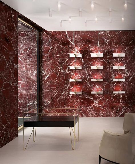 Rosso Levanto | Nexion Bathroom Decor Luxury, Apartment Renovation, Glazed Tiles, Italian Marble, Catalog Design, Marble Tiles, Color Tile, Porcelain Tile, Italian Design